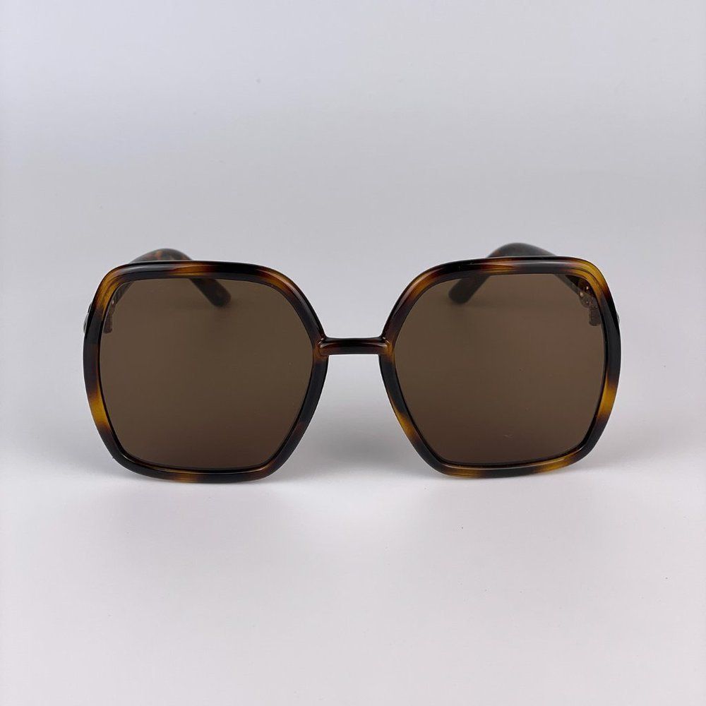 Gucci GG0890S 002 Sunglasses Dark Havana Brown Women - Picture 7 of 12